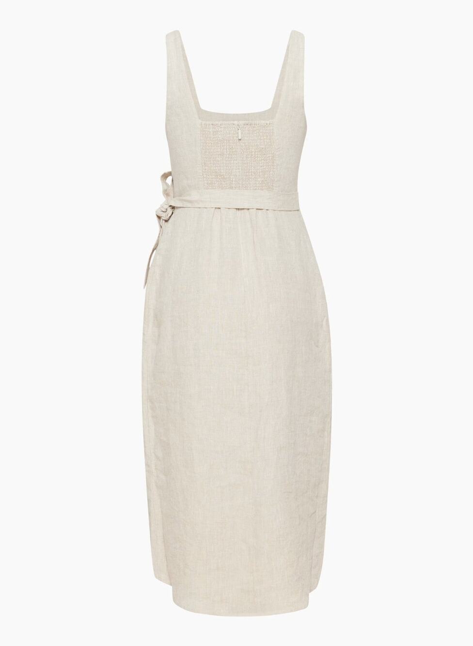 Wilfred New Saturn Linen Midi Dress - 6
